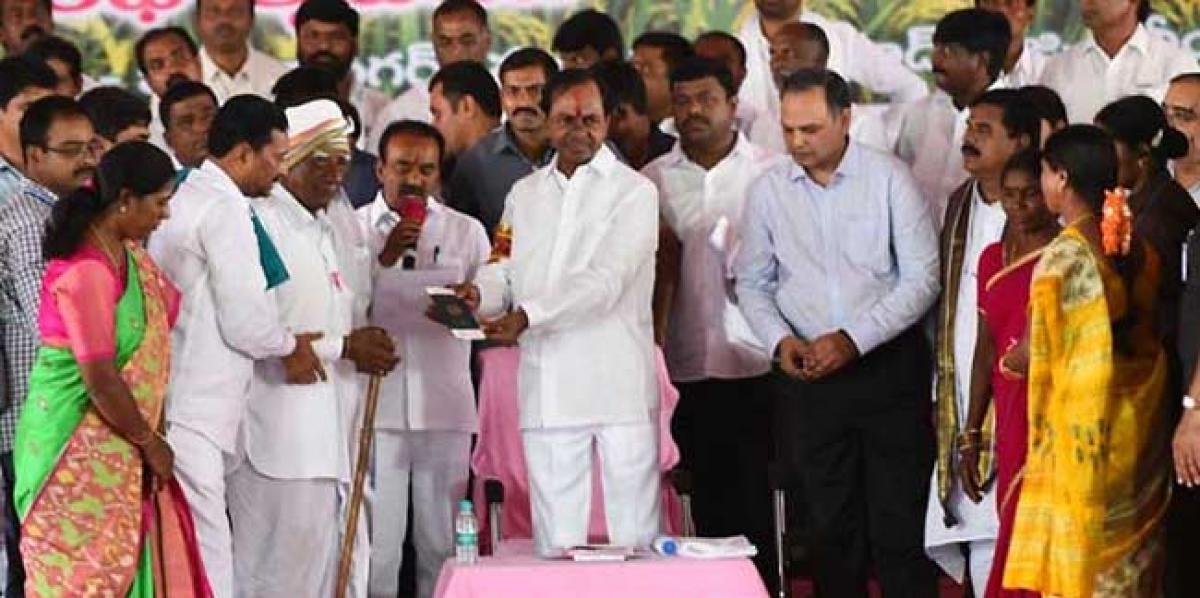 CM KCR launches Rythu Bandhu Path