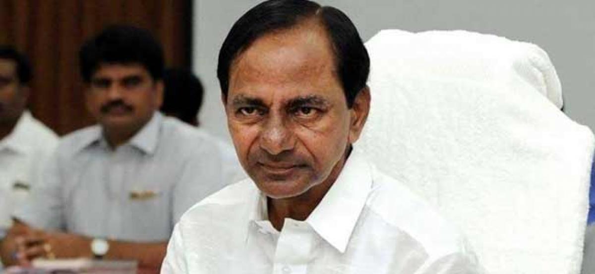 KCR defends TRS MPs protest in Parliament