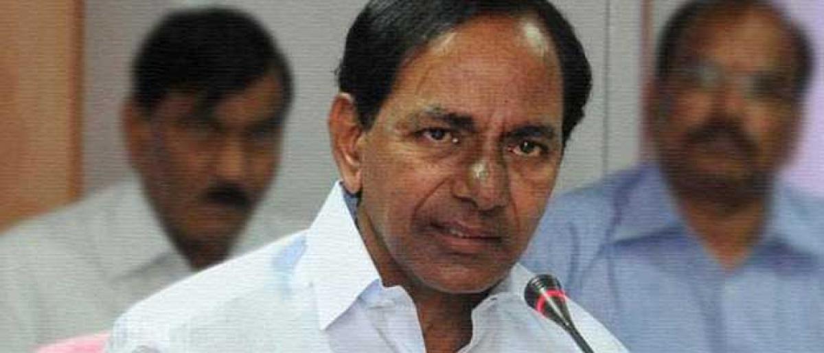 KCR sore over saree burning