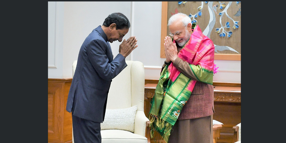 KCR explains poll mantra to Modi