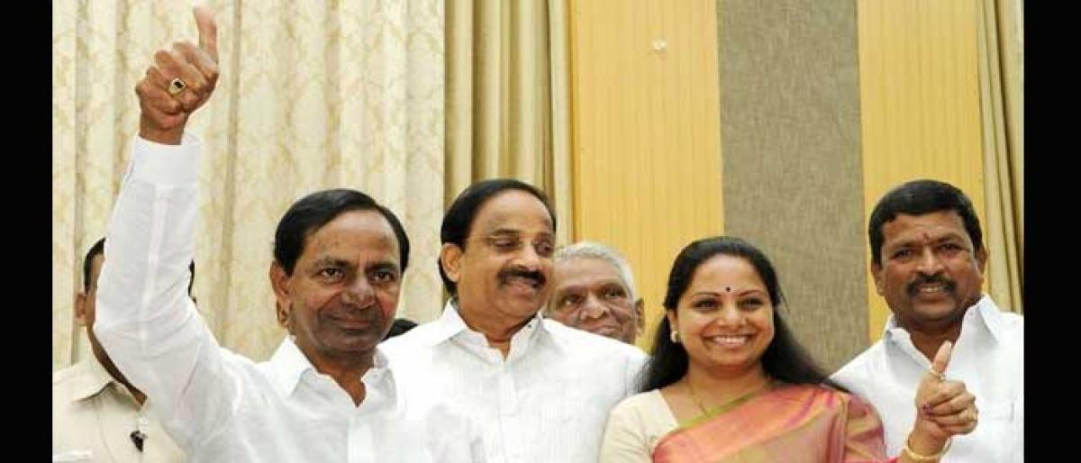 KCR skewers Opposition shenanigans