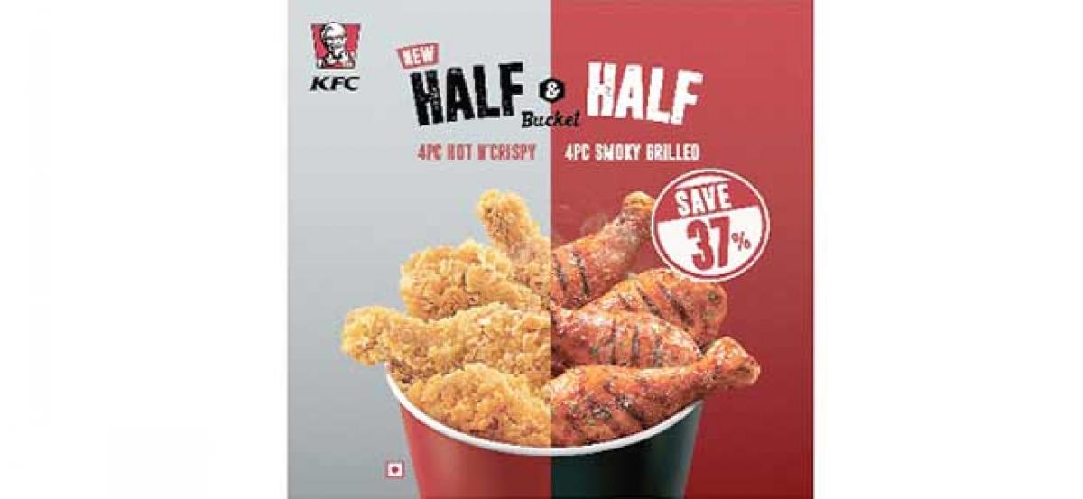 KFC’s new ‘Half & Half Bucket’