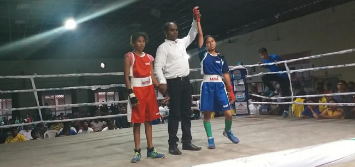 KGBV boxers make Palamuru proud