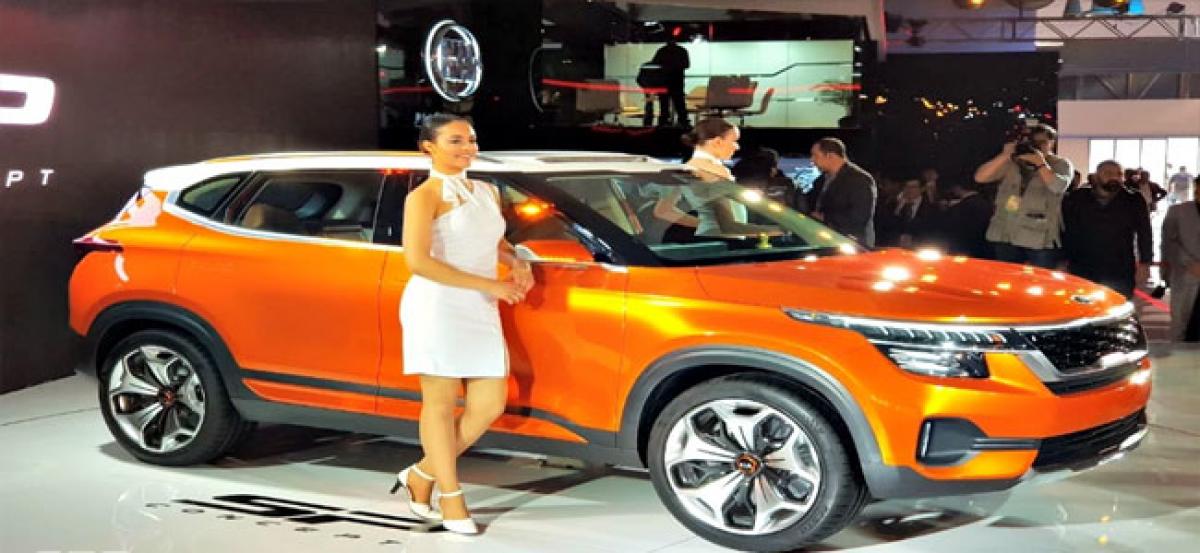 Kia SP Makes Global Premiere At Auto Expo 2018