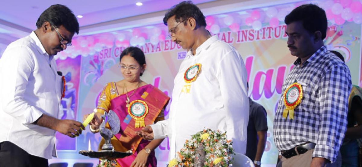 Sri Chaitanya College celebrates Freshers’ Day