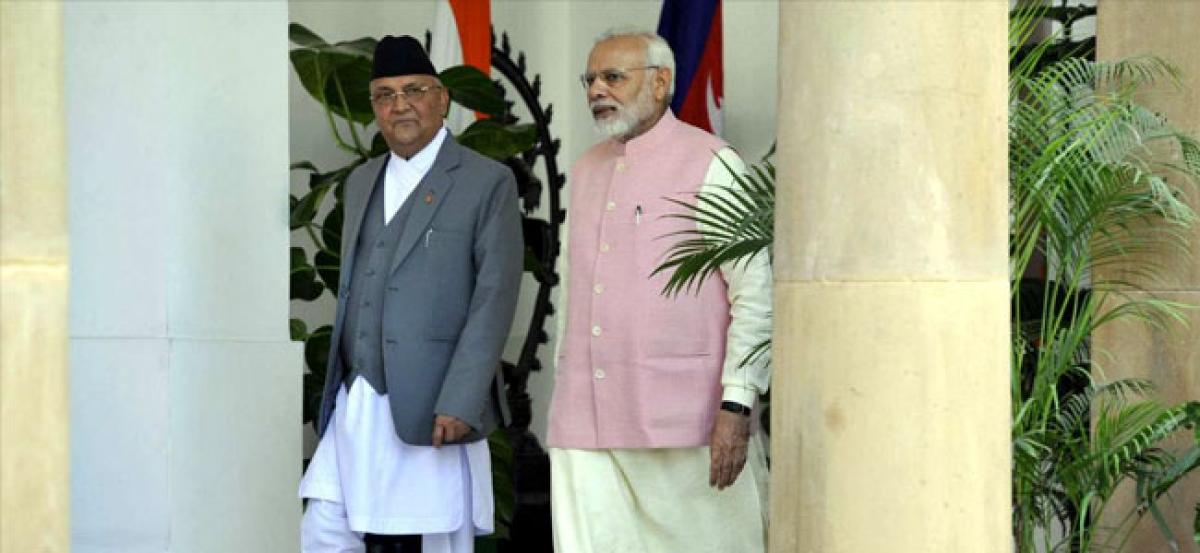 Nepal PM KP Oli, Modi hold talks; seek to reset ties