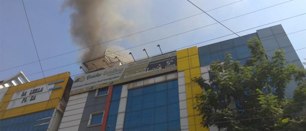 Minor fire accident at KPHB