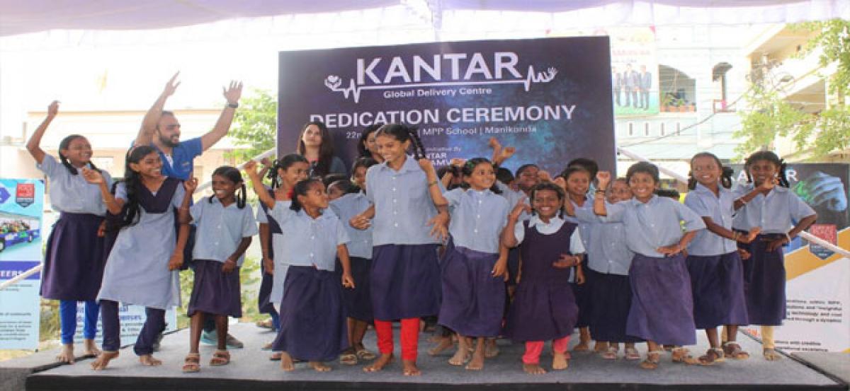 Kantar’s Global Delivery Centre provides amenities to Puppalaguda Govt School