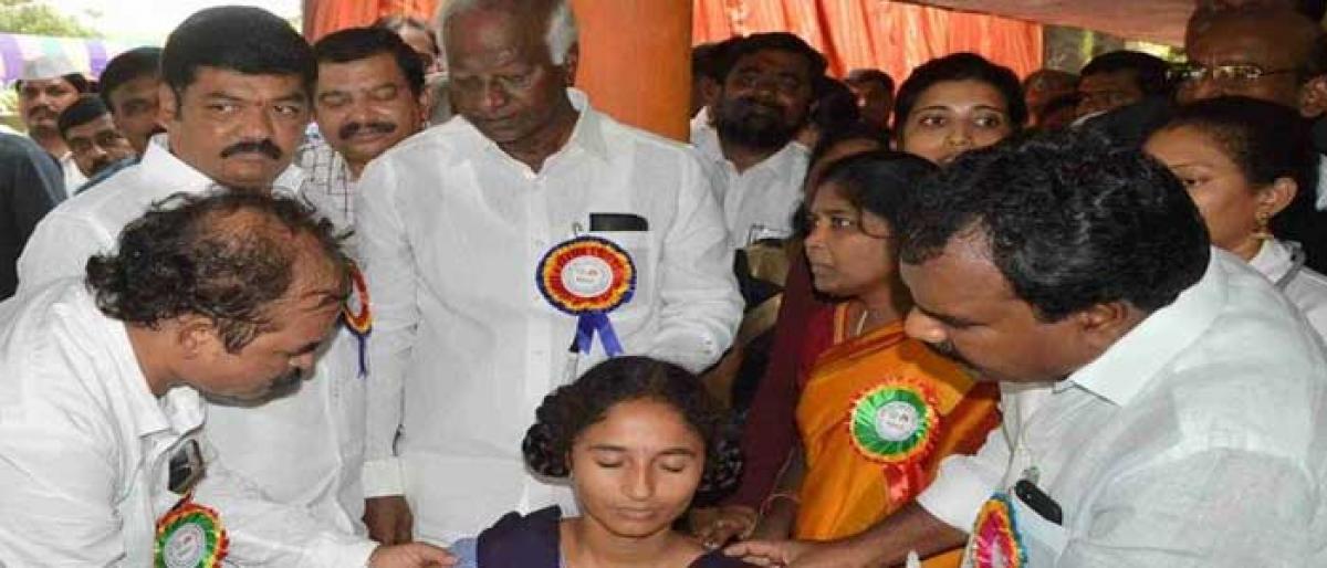 Dy CM launches measles vaccination programme