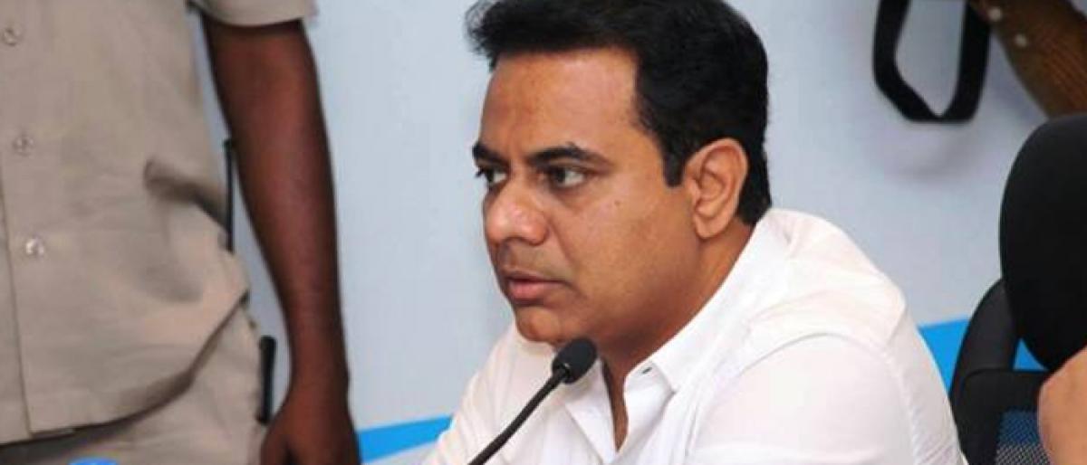 Sand mafia brainchild of Cong: KTR