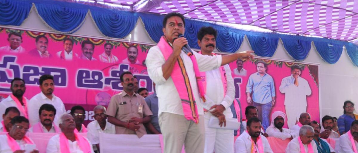 Congress-TDP pact big hurdle: KTR