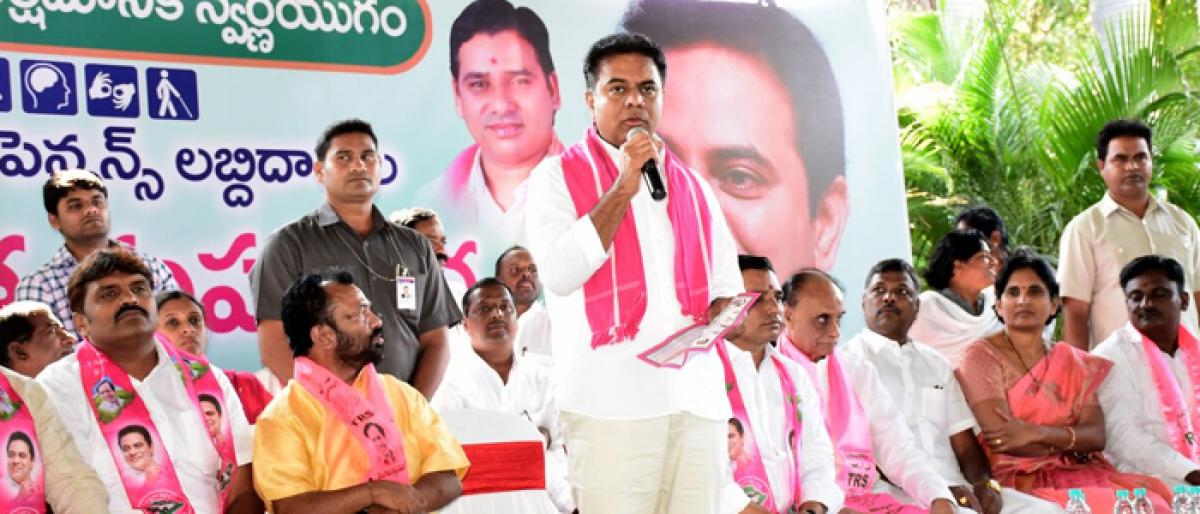 TS policies for disabled won accolades from Centre: KTR