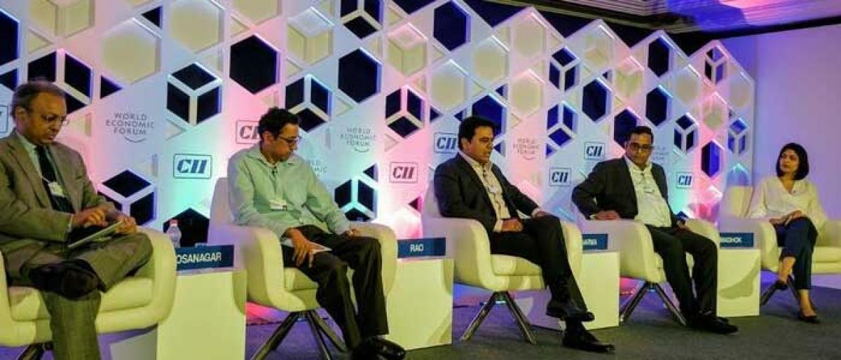 Go global, KTR tells start-ups