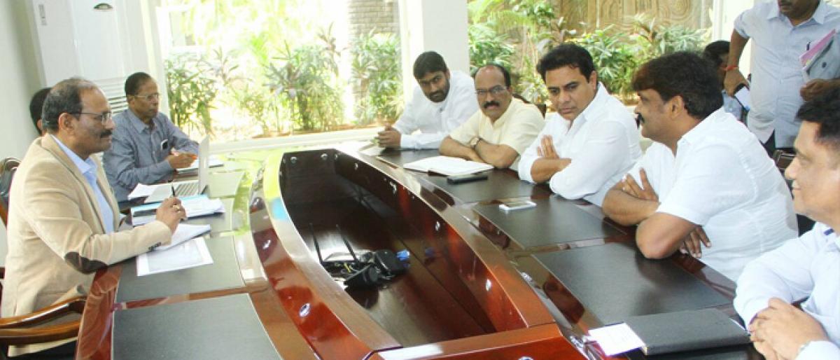 KTR proposes more zones, circles in Greater Hyderabad