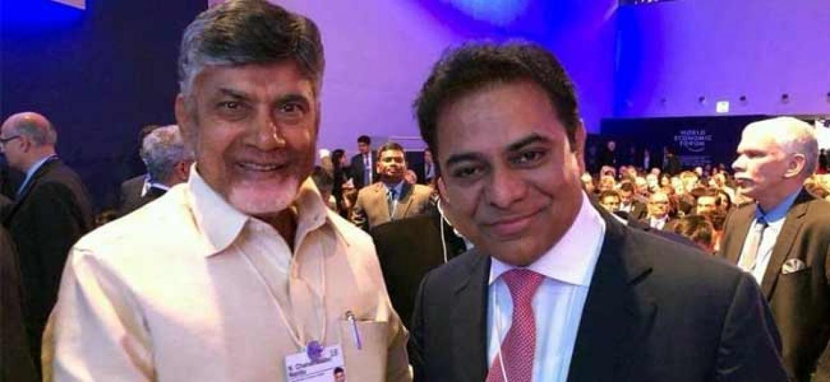 KTR attends WEF Plenary session