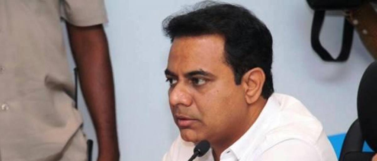 KTR rights Diggy’s wrong spelling of Telangana