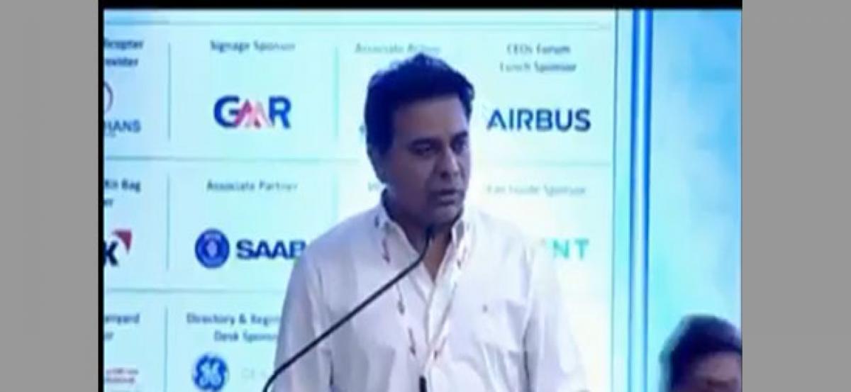 KTR inaugurates Wings India 2018 in Hyderabad