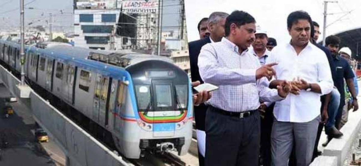 HMR is biggest metro rail project in India: KTR