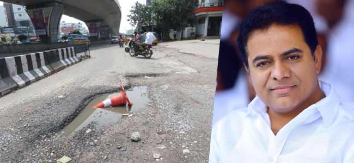 Bad Roads To Be Fixed Soon: KTR