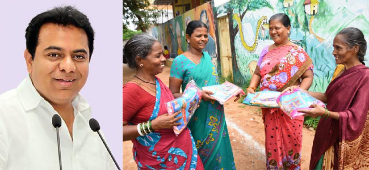 Women are happy with Bathukamma sarees: KTR