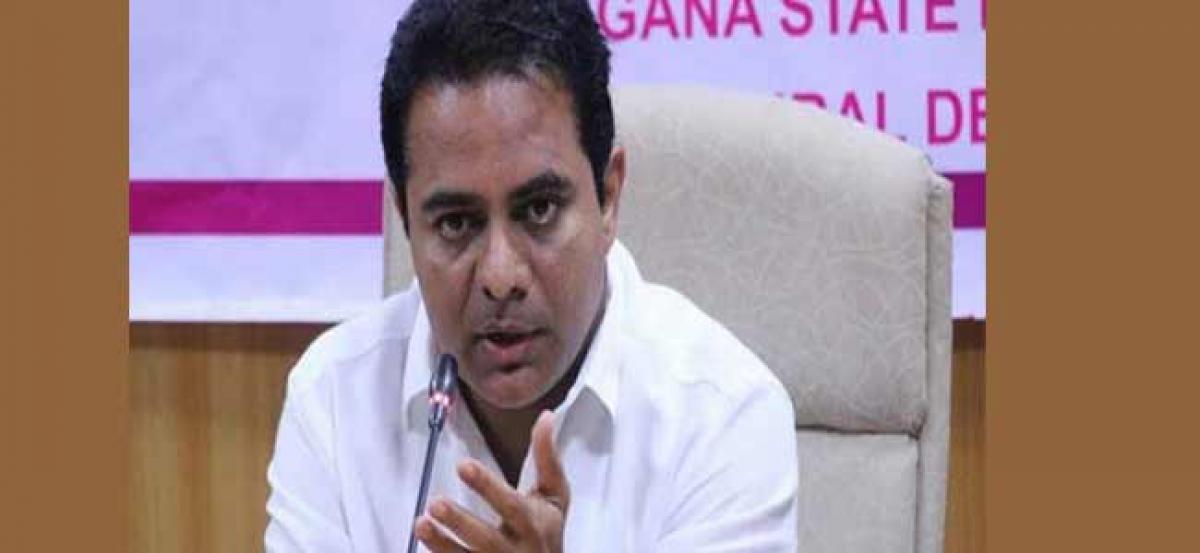 KTR condemns Cong over cheap, cultureless Assembly disruption