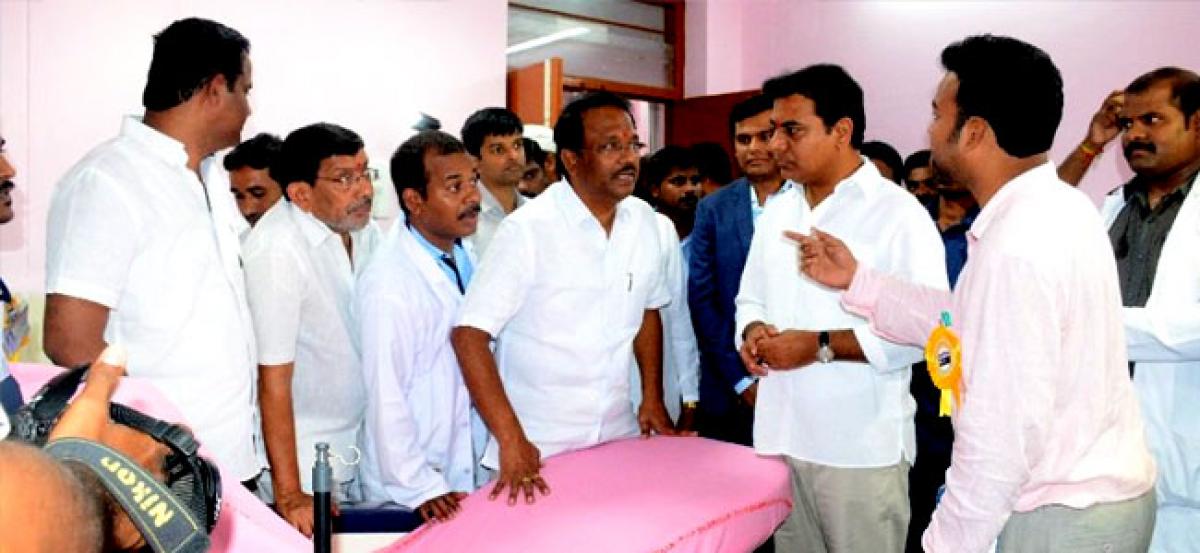 KTR launches states exclusive diagnostic centre - Telangana Diagnostics