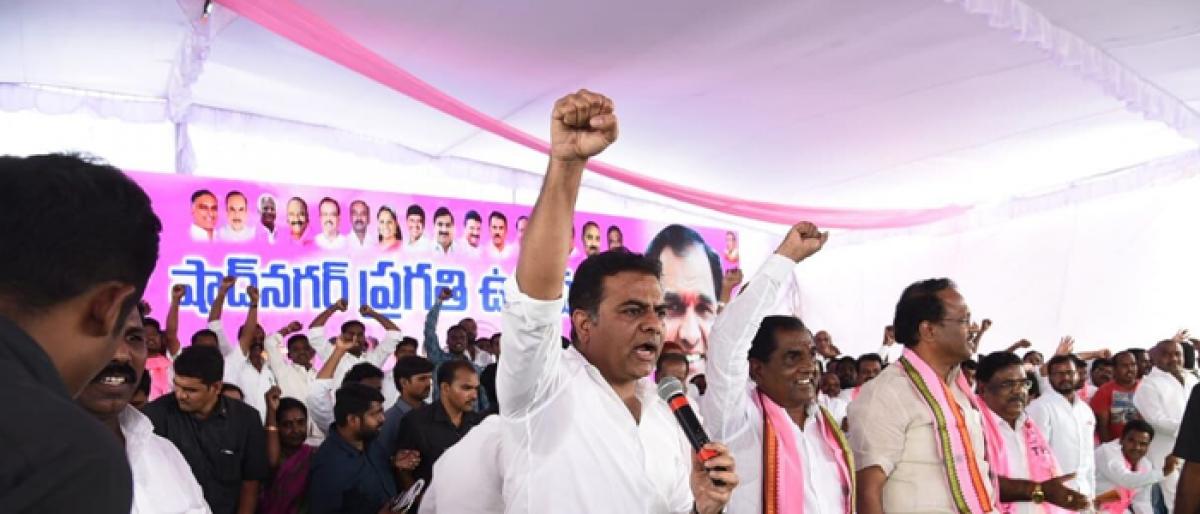 KTR fumes over Congress remarks of family rule
