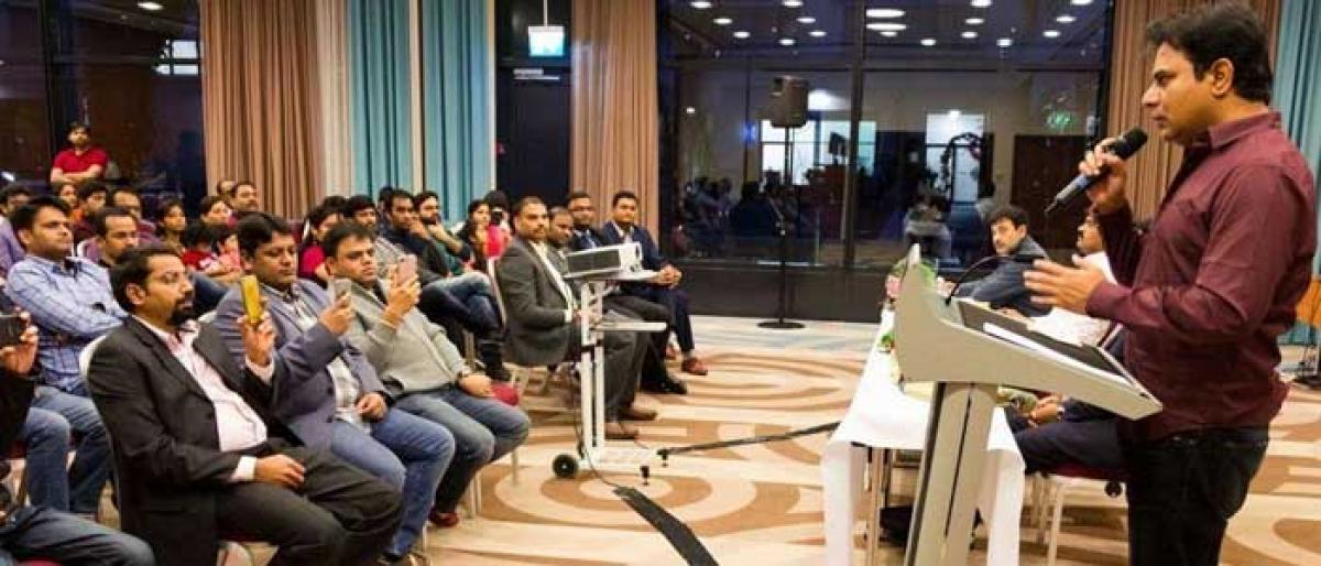 KTR invites diaspora in Zurich