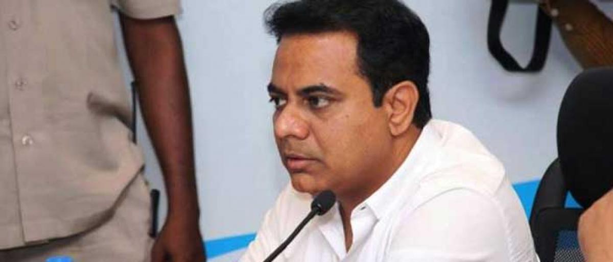 Speed up govt schemes; KTR asks officials