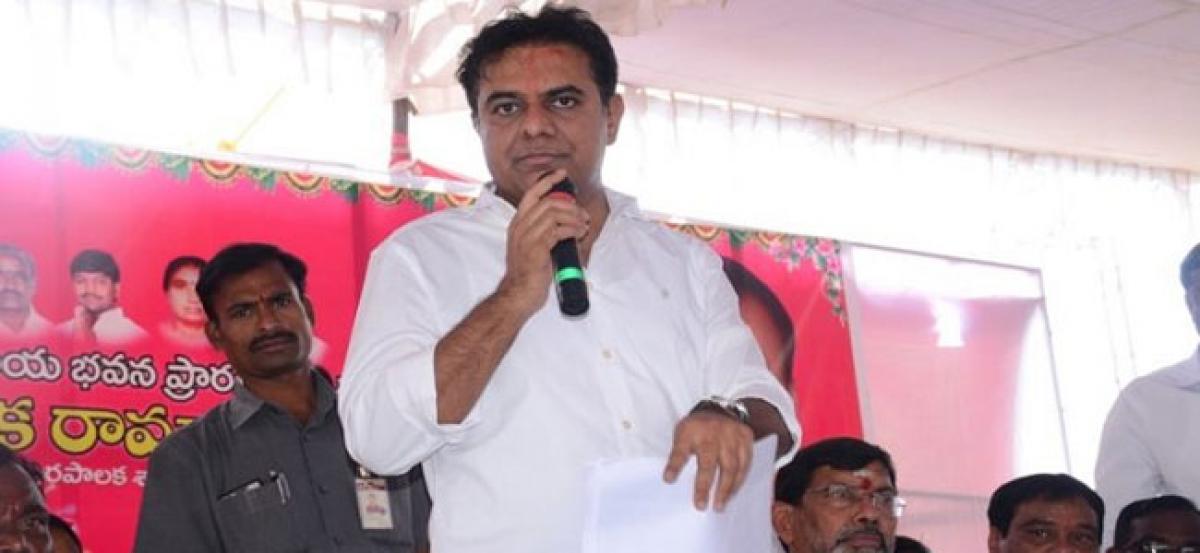 KTR appeals to Centre for sanction of defence corridor in Telangana