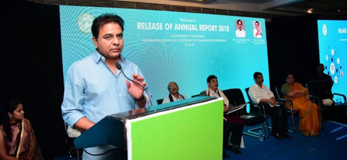 KTR releases ITEC Depts annual report