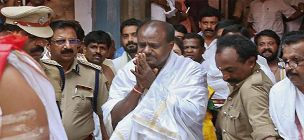 Kumaraswamy to be sworn-in as Karnataka CM today, Congress leader Parameshwara as Deputy CM