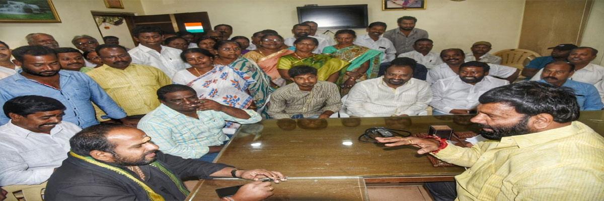 Srisailam holds meet on public grievances