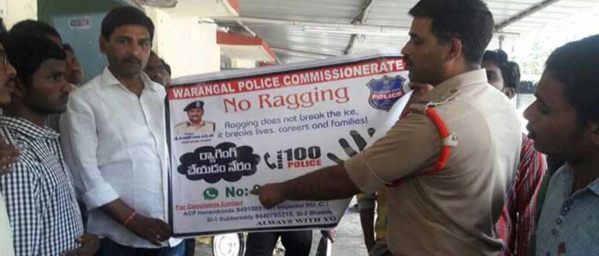 KUC police conducts anti-ragging campaign