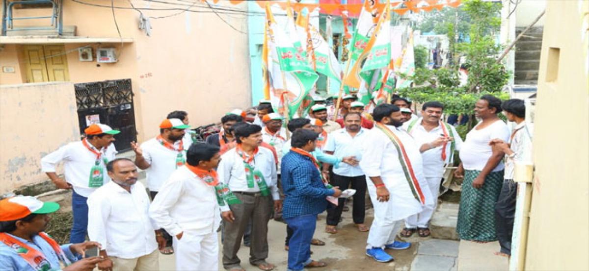 Srisailam Goud undertakes padayatra