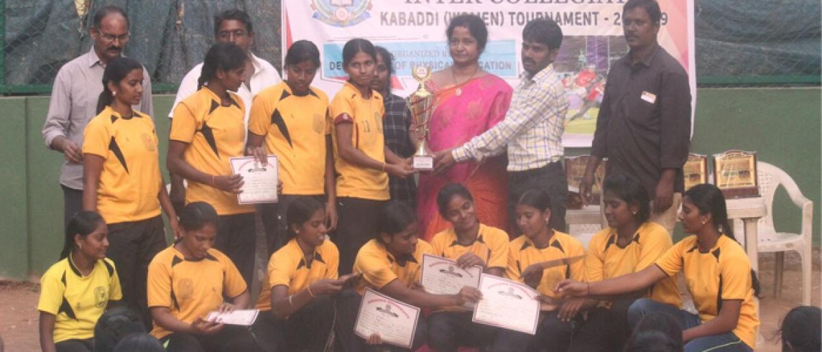 Women Kabaddi tournament held
