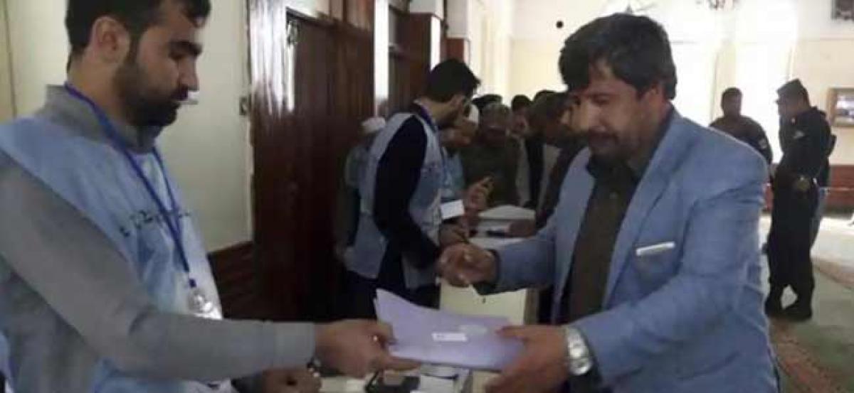 Multiple blasts rock Kabul polling stations, govt says no casualties