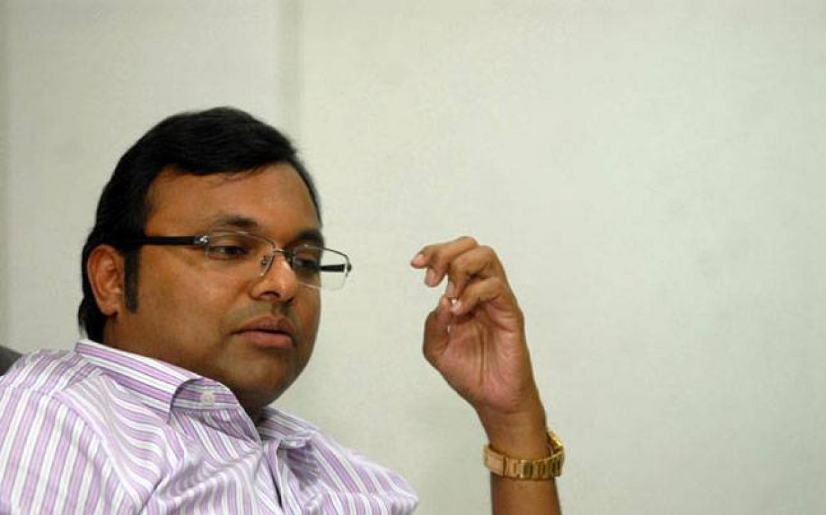 SC puts on hold Madras HC order on Karti Chidambaram