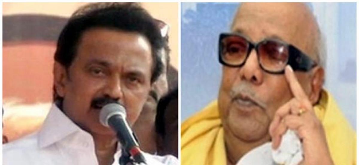 Stalin pens emotional note for Appa Karunanidhi