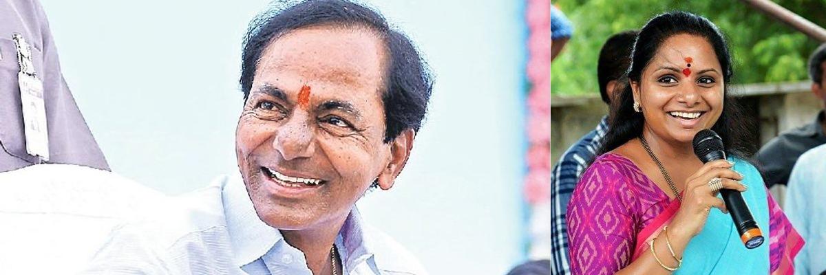 KCR’s Daughter K Kavitha, a Parlimentarian says her father’s hard work had paid off