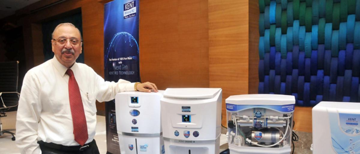 Kent unveils new water purifiers