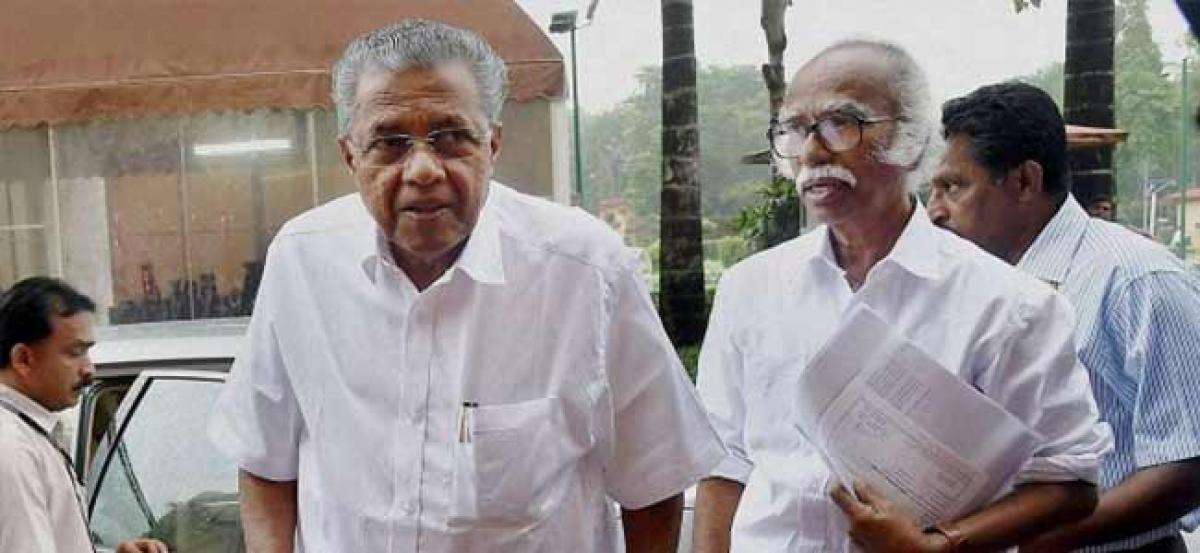 Kerala CM slams erasing of mural at railway station, alleges Sangh parivar hand