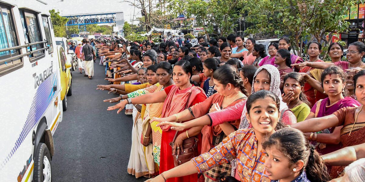 Lakhs of women stand up for gender equality
