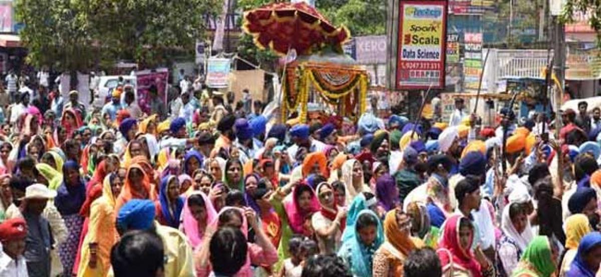 Khalsa Panth Foundation Day celebrated with gaiety and devotion