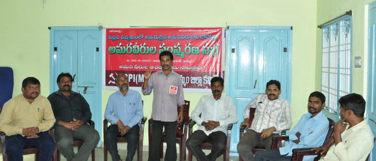 CPI-ML Red Flag demands govt fulfill poll promise