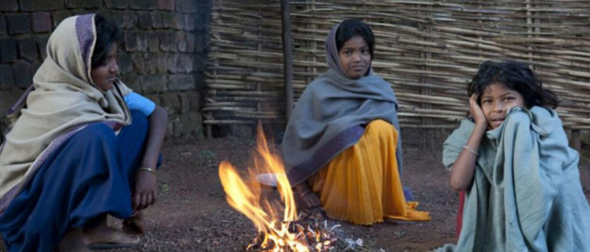 Biting cold weathers force people to cocoon at home