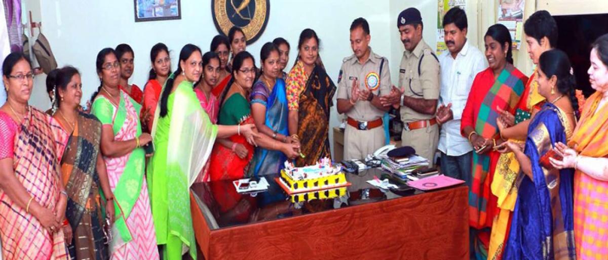 Women cops felicitated