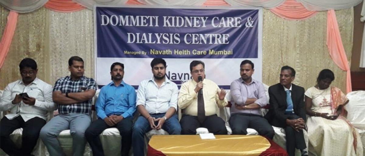 Kidney care centre in Rajamahendravaram soon