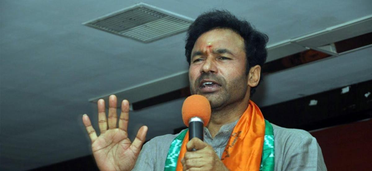 Kishan Reddy demands CBI probe into illegal slaughter houses