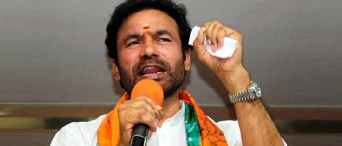 Let Asad contest from Amberpet: Kishan Reddy